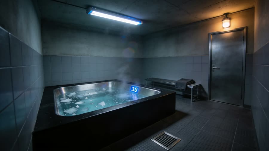 Plate: ice bath
